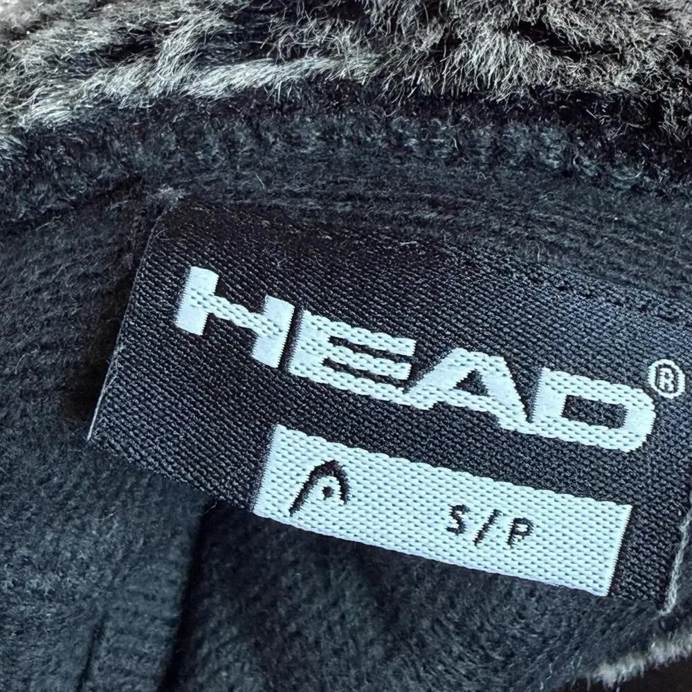 HEAD Gloves Womens Small Black Softshell Faux Fur Cuff Touchscreen Winter Ski